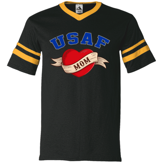 USAF Mom V-Neck Tees