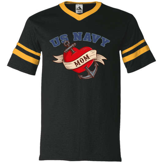 US Navy Mom V-Neck Tees