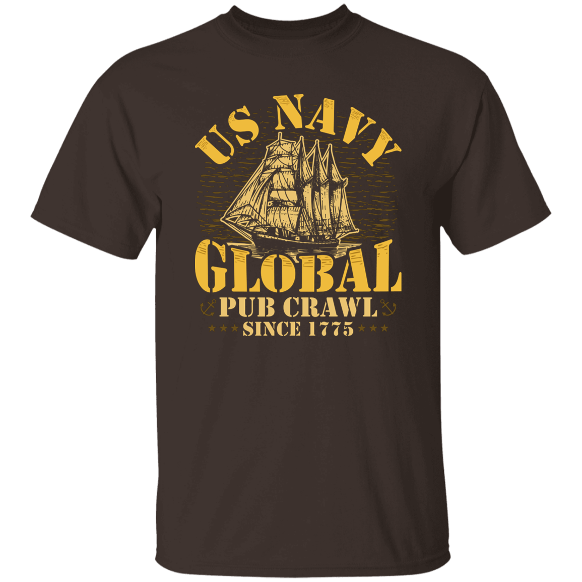 US NAVY GLOBAL PUB CRAWL SINCE 1775 TSHIRT