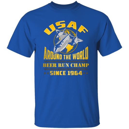 USAF Around the World Beer Run Champ Tshirt