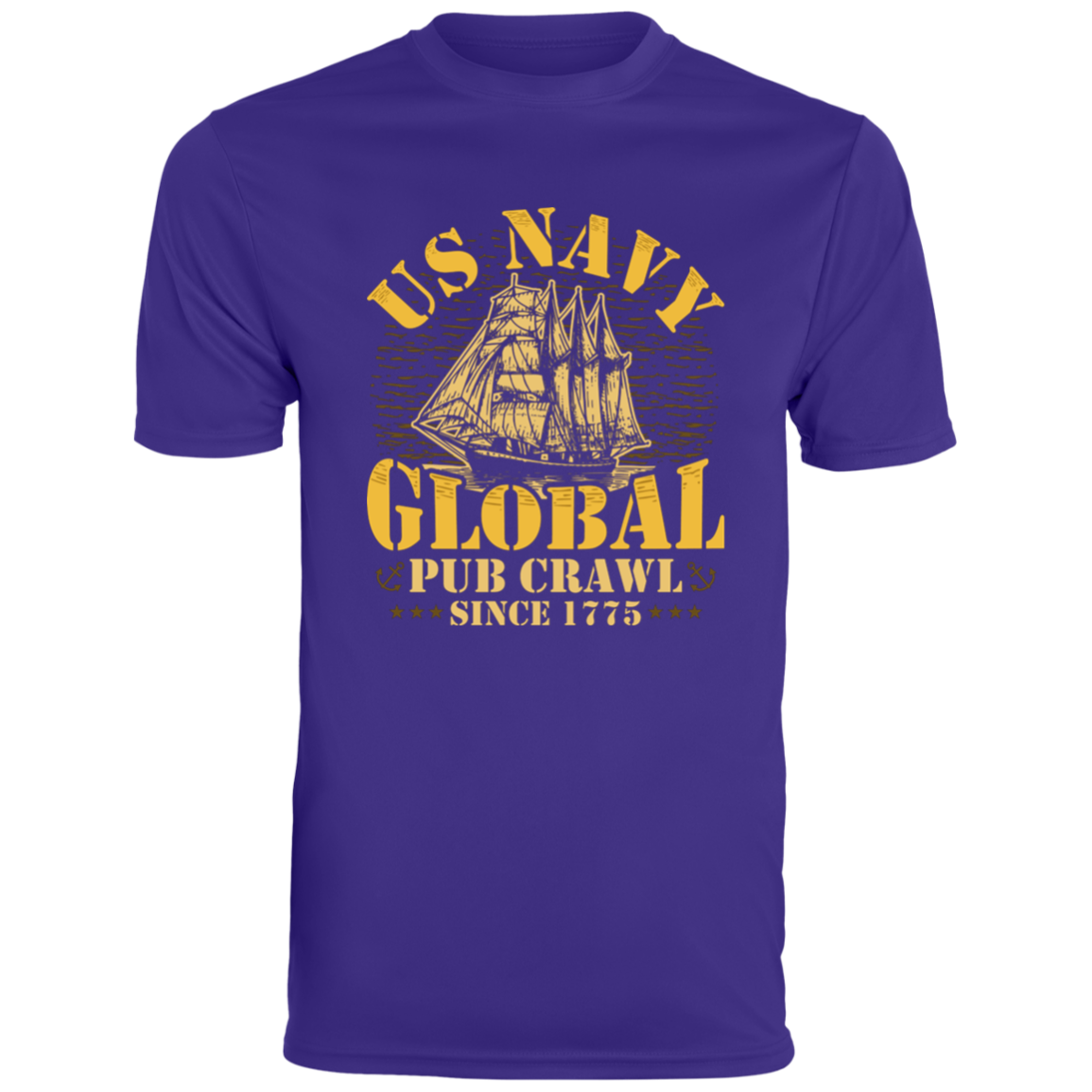 US NAVY Global Pub Crawl Moisture Wicking Tee