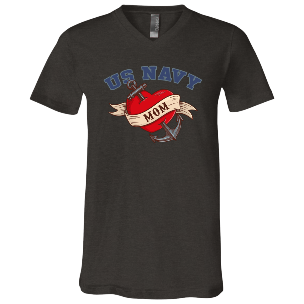 US Navy Mom V-Neck Tees