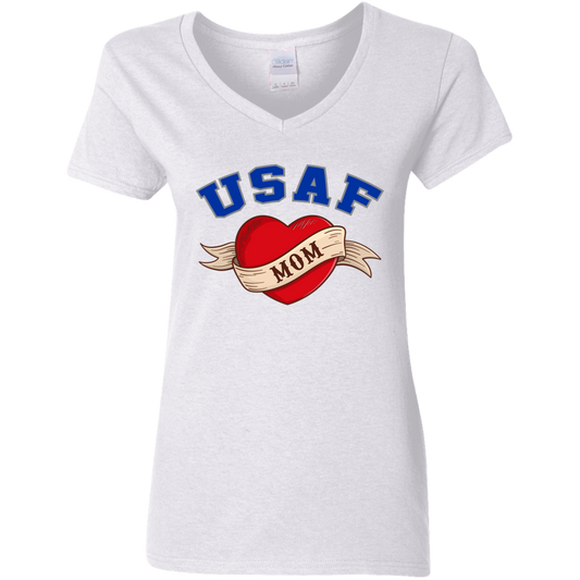 USAF Mom V-Neck Tees