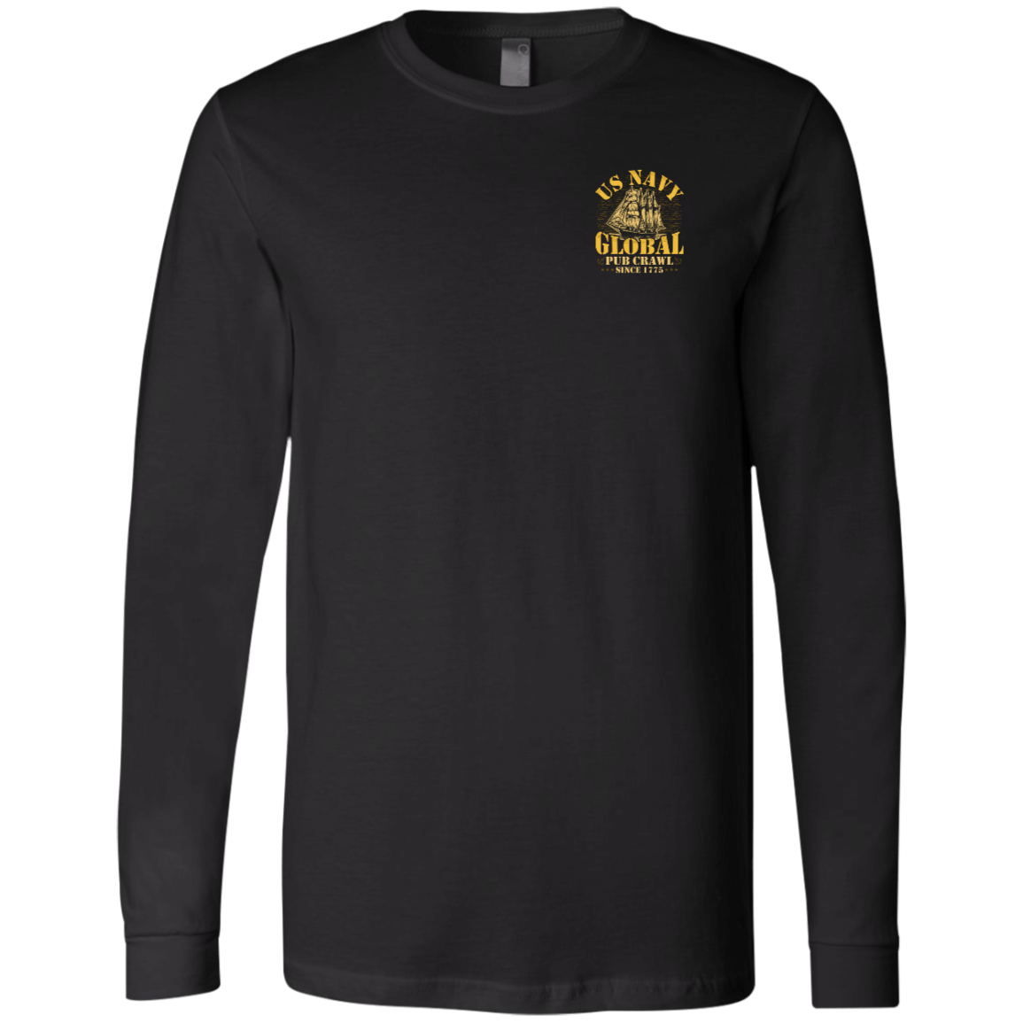 US Navy Global Pub Crawl Long Sleeve T-shirt