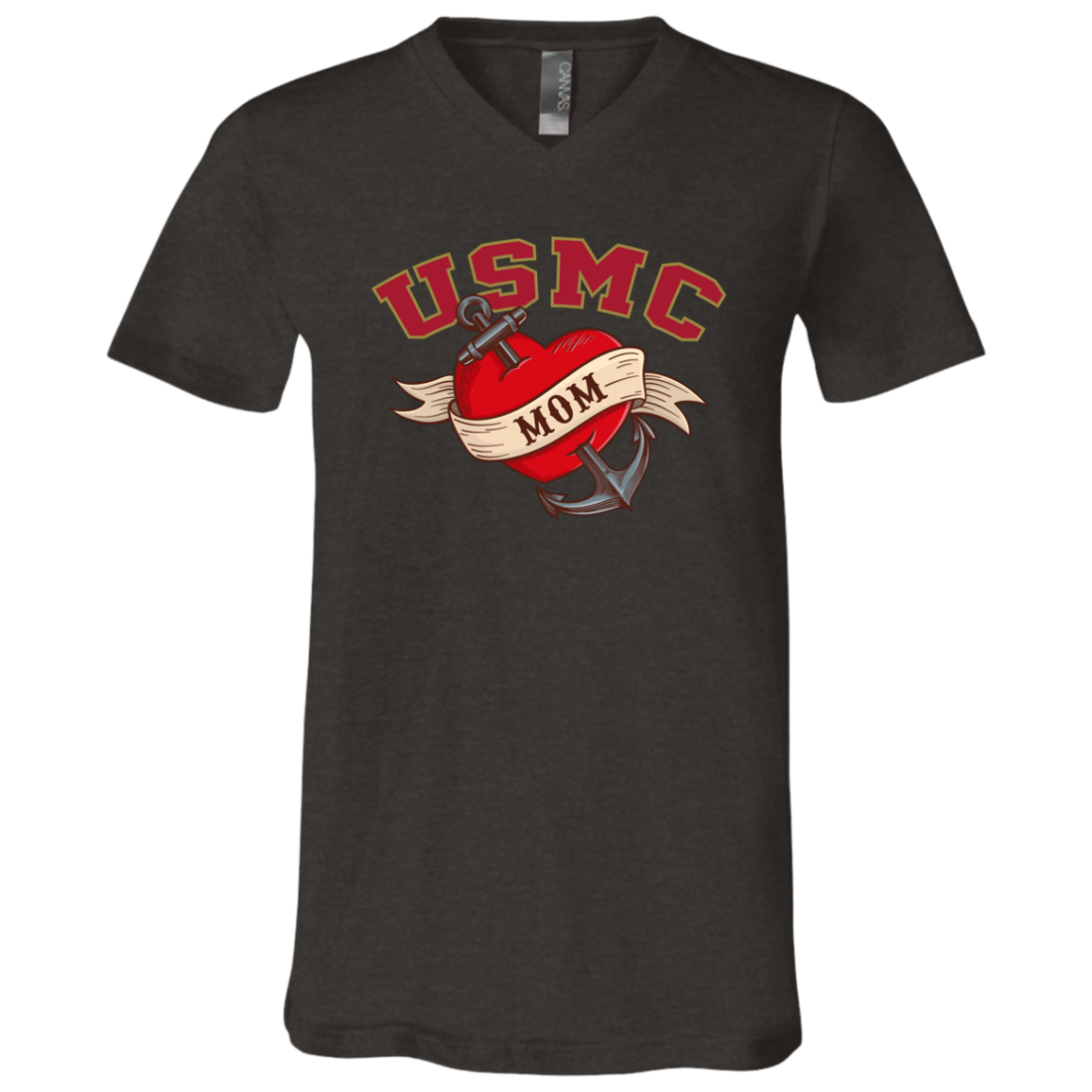 USMC  Mom V-Neck Tees