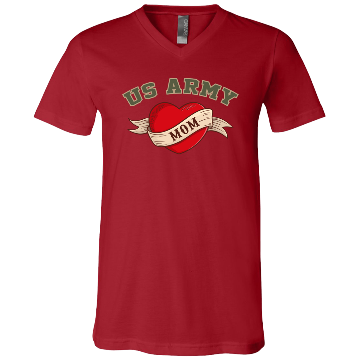 US Army Mom V-Neck Tees