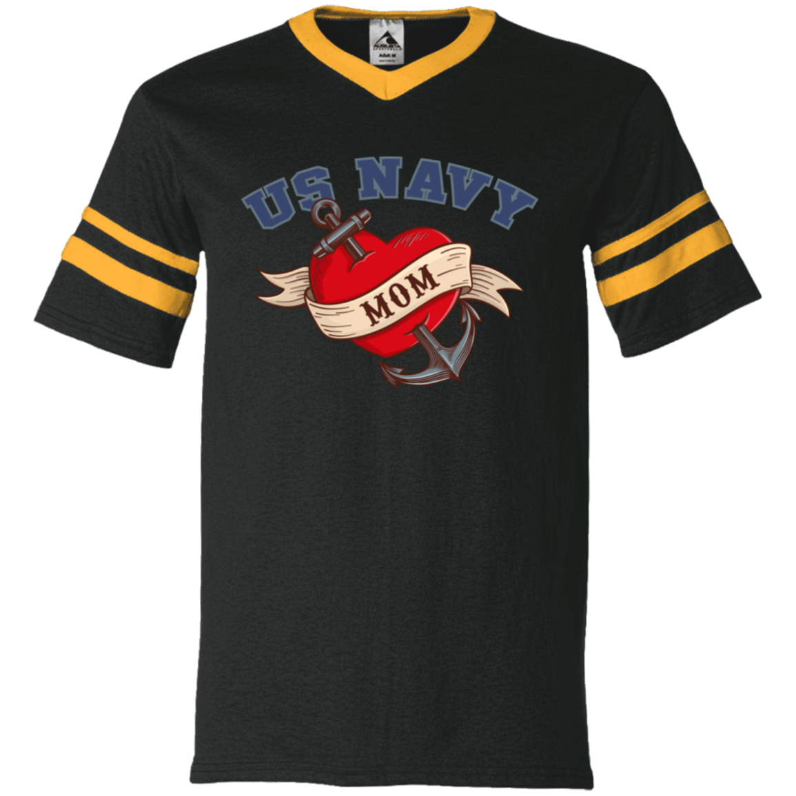 US Navy Mom V-Neck Tees