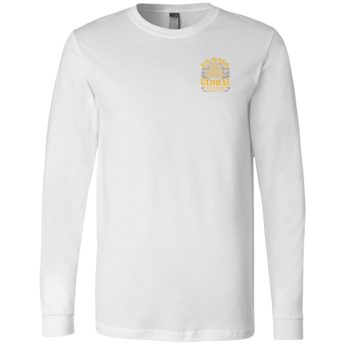 US Navy Global Pub Crawl Long Sleeve T-shirt
