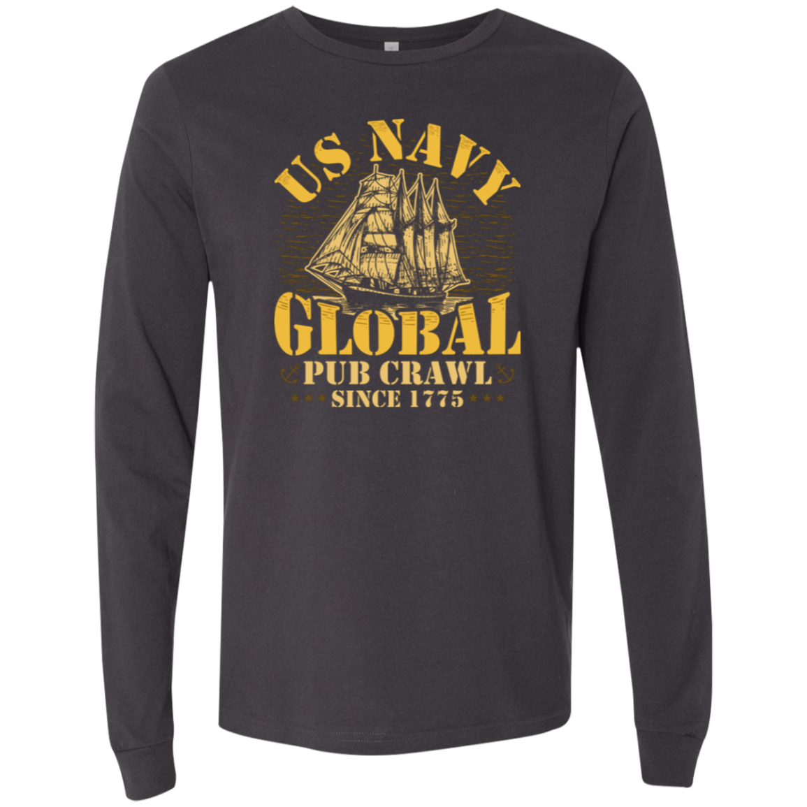 US Navy Global Pub Crawl Long Sleeve T-shirt