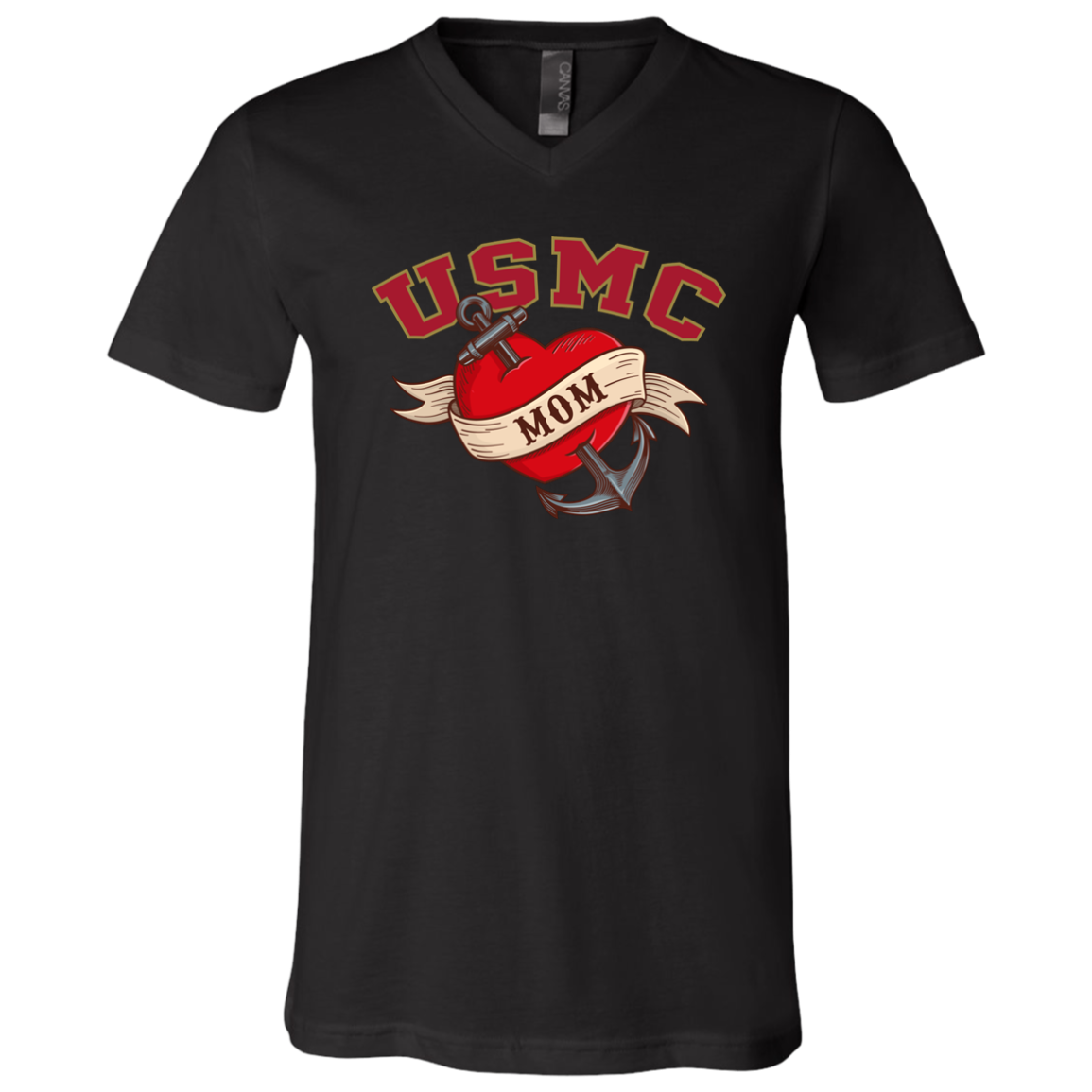 USMC  Mom V-Neck Tees