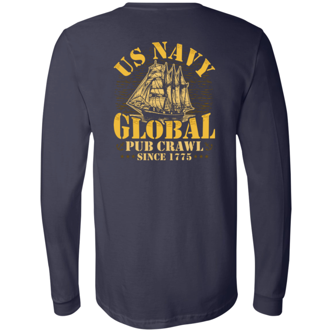 US Navy Global Pub Crawl Long Sleeve T-shirt