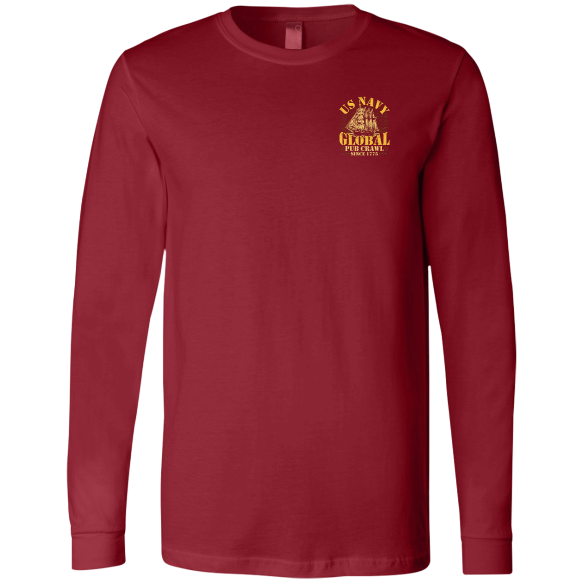 US Navy Global Pub Crawl Long Sleeve T-shirt