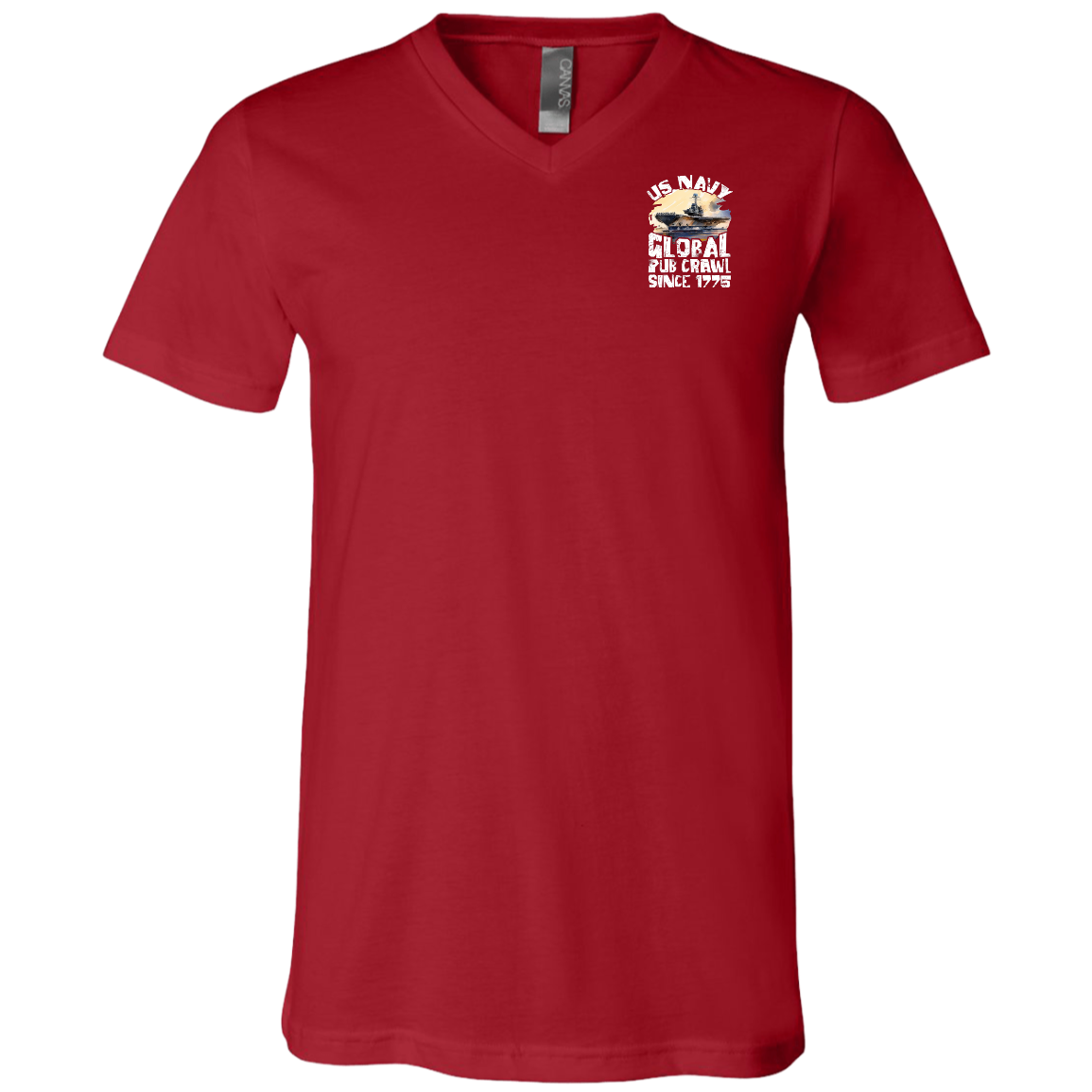 US NAVY Pub Crawl V-Neck Tee 3