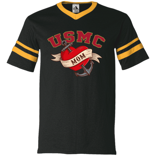 USMC  Mom V-Neck Tees
