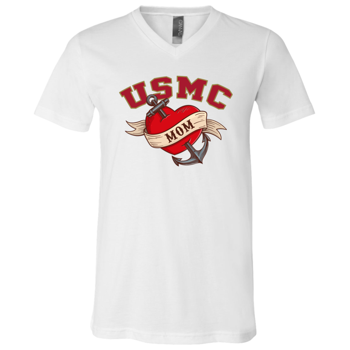 USMC  Mom V-Neck Tees
