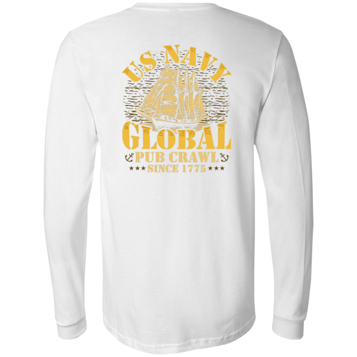 US Navy Global Pub Crawl Long Sleeve T-shirt