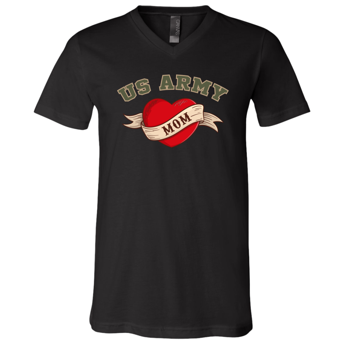 US Army Mom V-Neck Tees