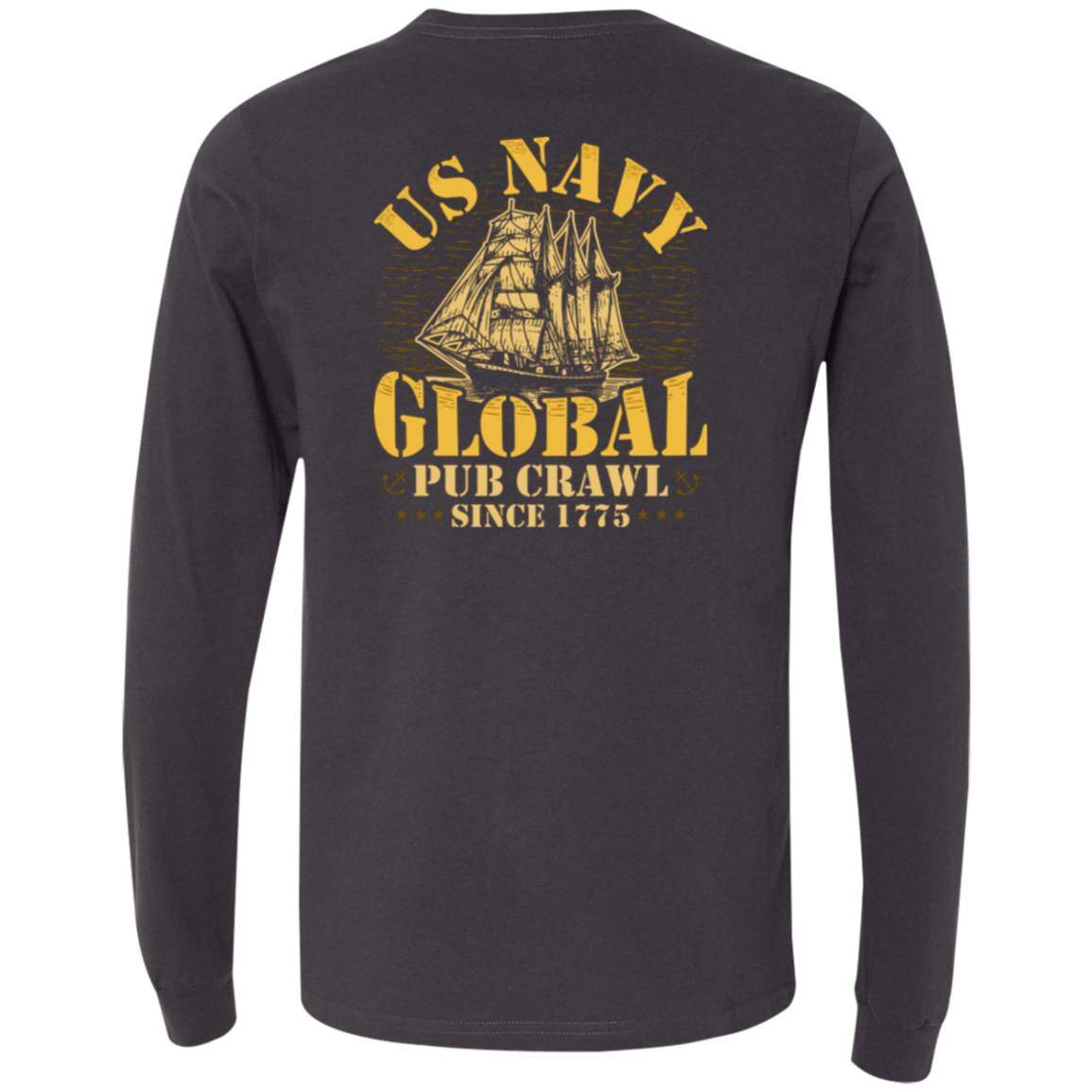 US Navy Global Pub Crawl Long Sleeve T-shirt