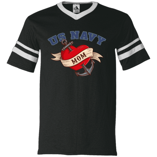 US Navy Mom V-Neck Tees