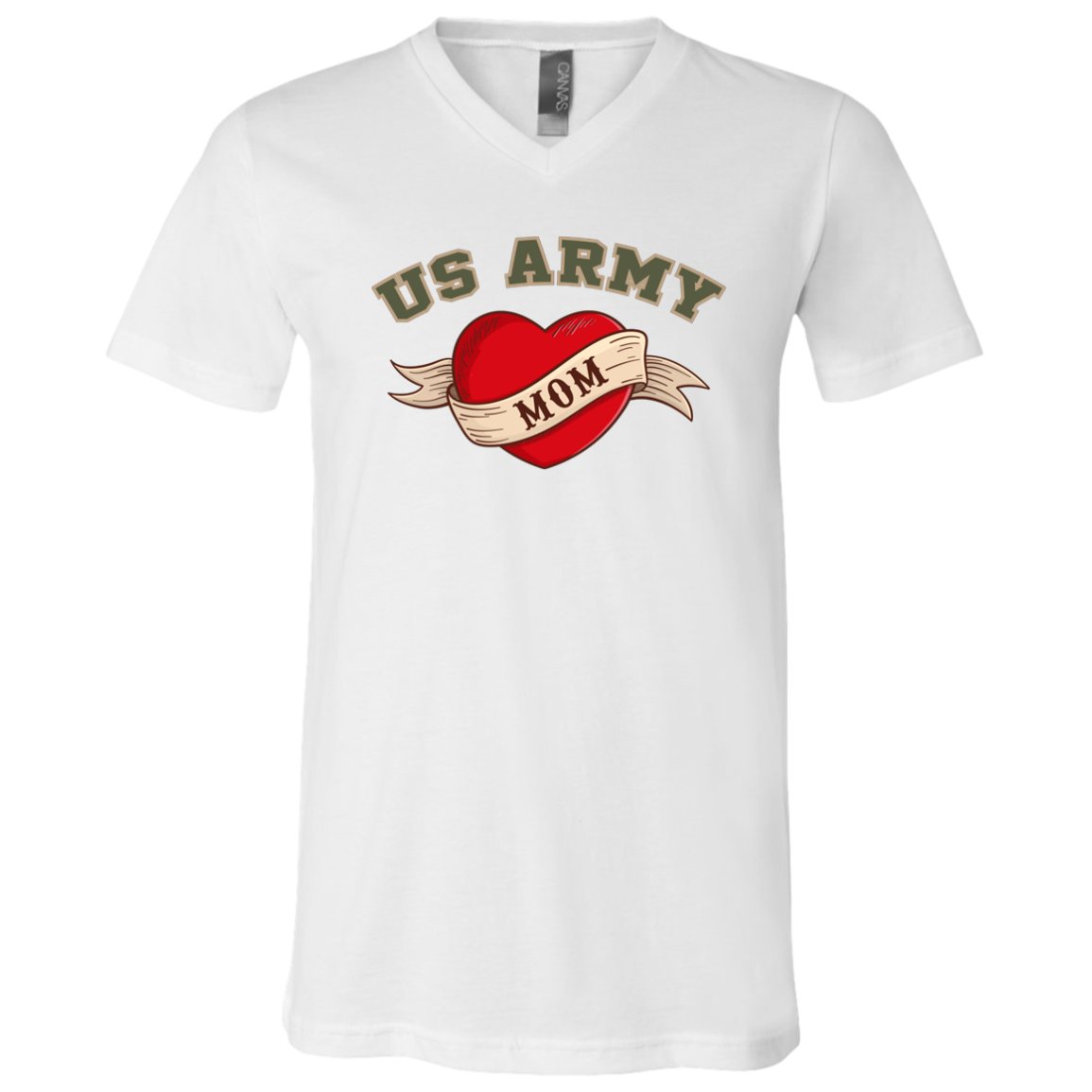 US Army Mom V-Neck Tees