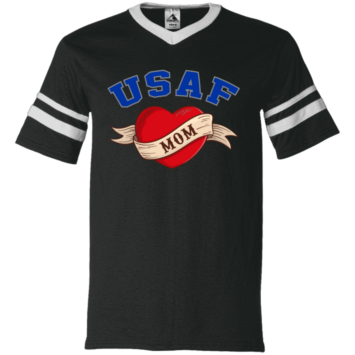 USAF Mom V-Neck Tees