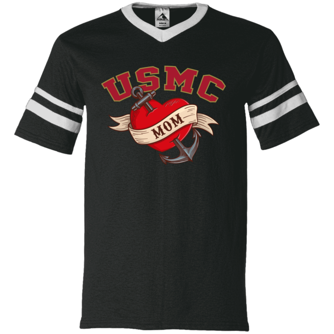 USMC  Mom V-Neck Tees