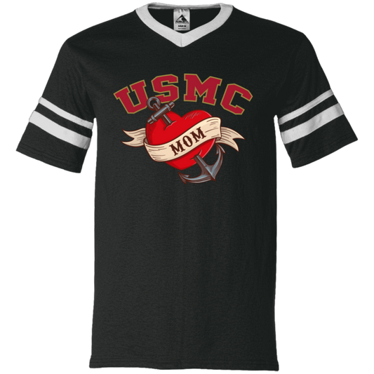 USMC  Mom V-Neck Tees