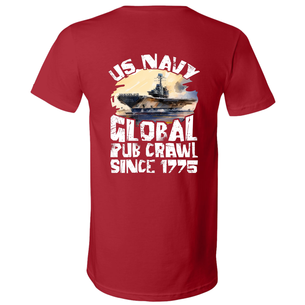 US NAVY Pub Crawl V-Neck Tee 3