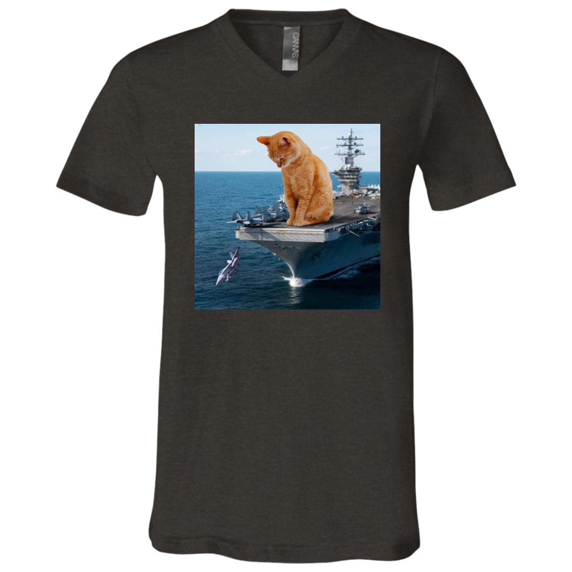 Cat Launch V-Neck T-shirt