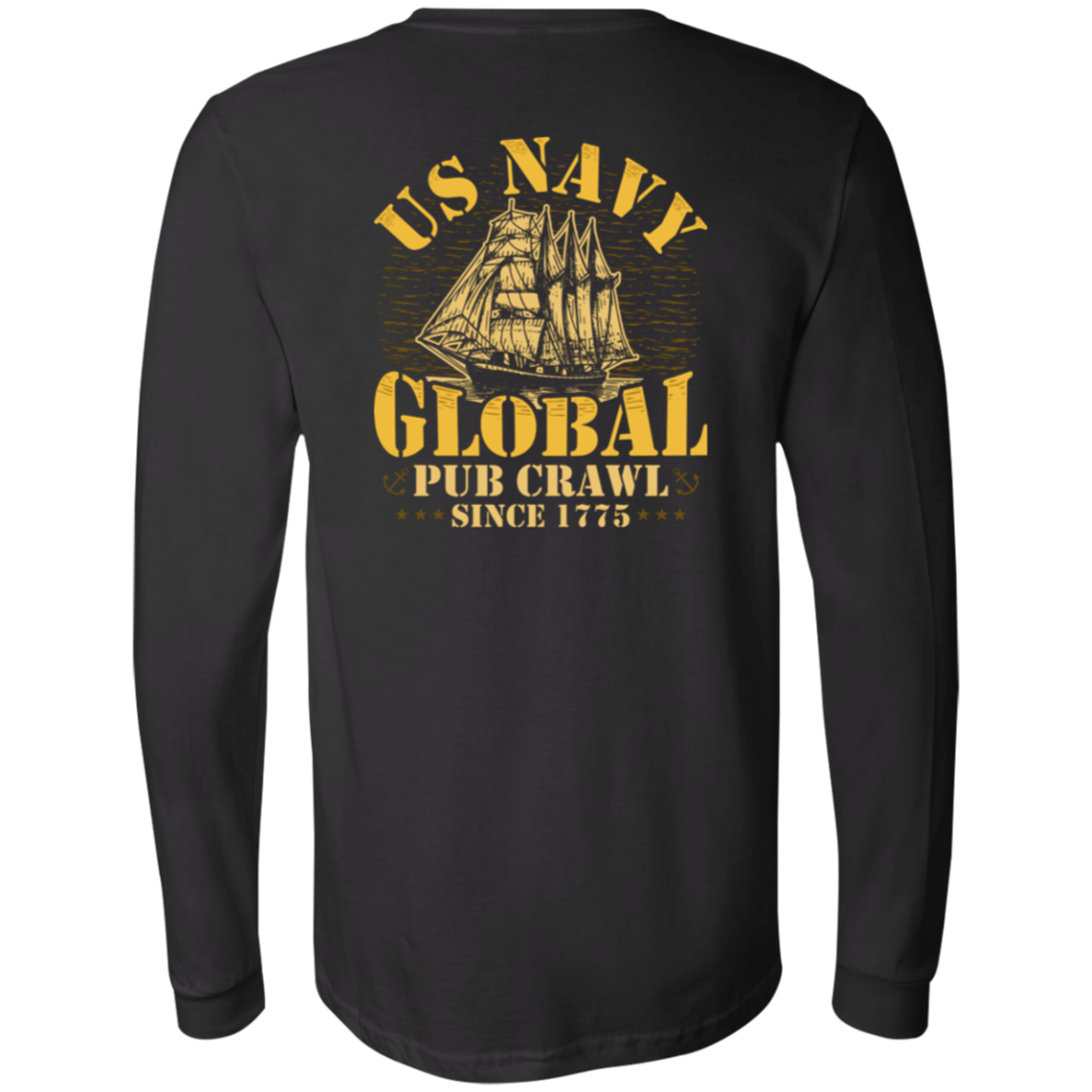 US Navy Global Pub Crawl Long Sleeve T-shirt