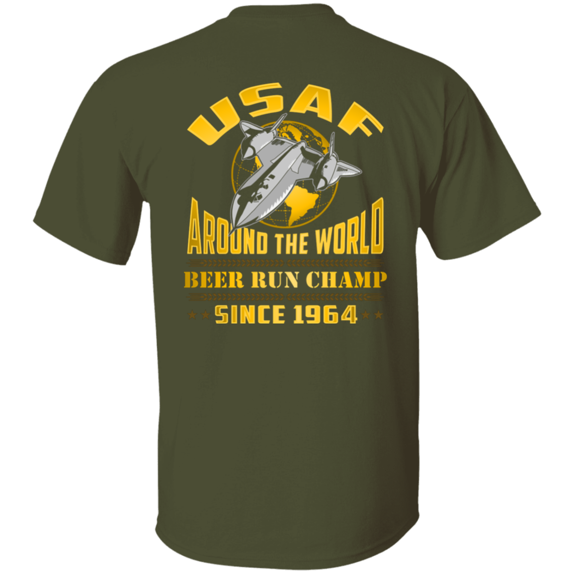 USAF Around the World Beer Run Champ Tshirt