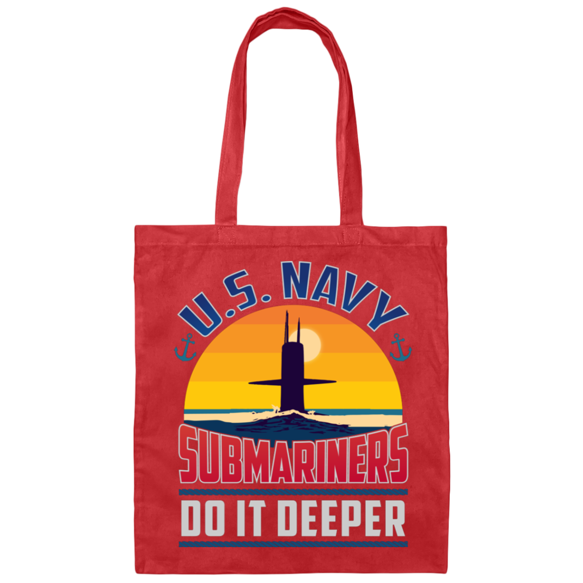 Submariners Do It Deeper Canvas Tote Bag