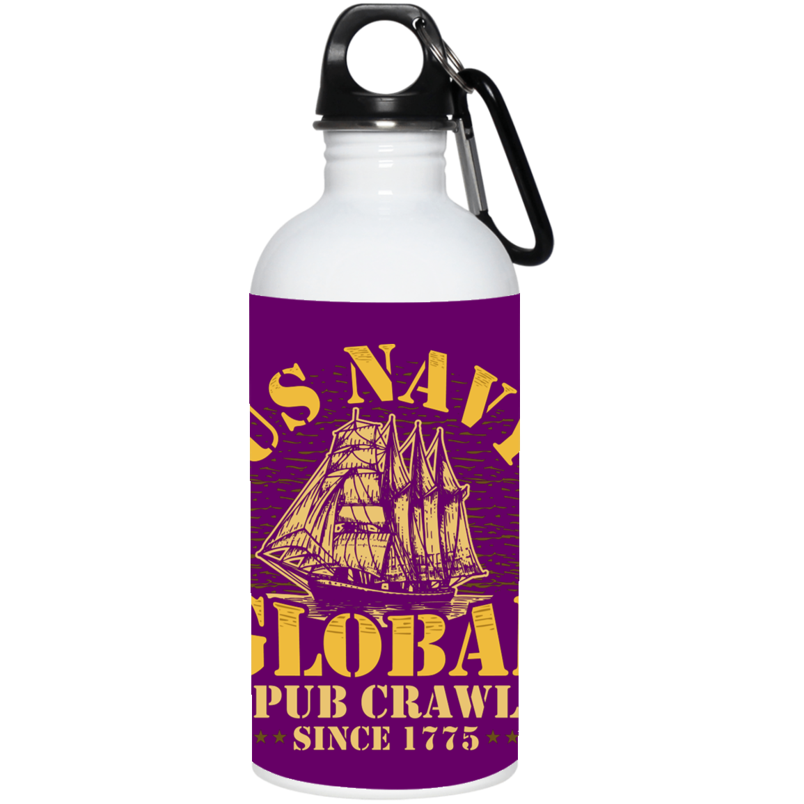 US Navy Global Pub Crawl Water Bottle
