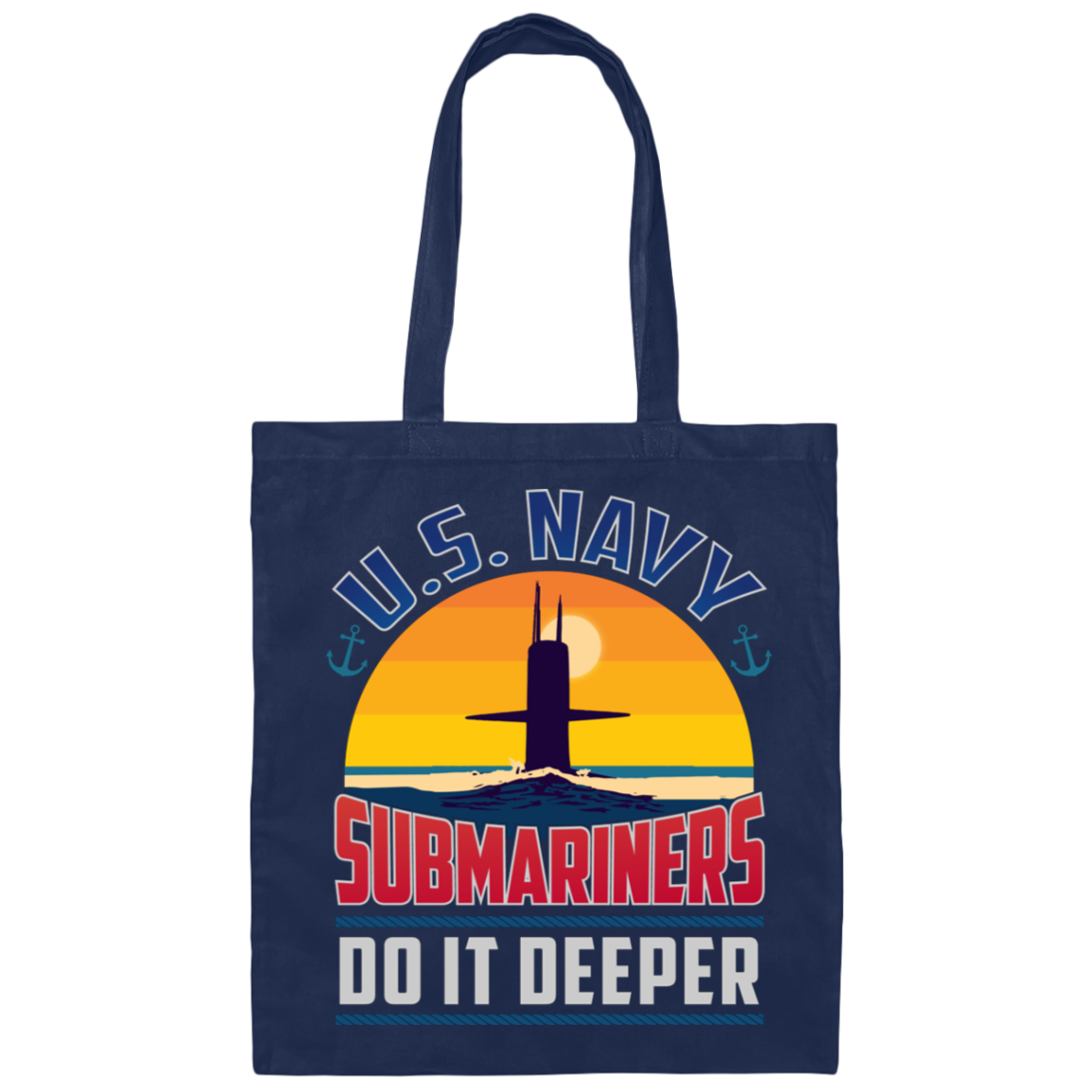 Submariners Do It Deeper Canvas Tote Bag