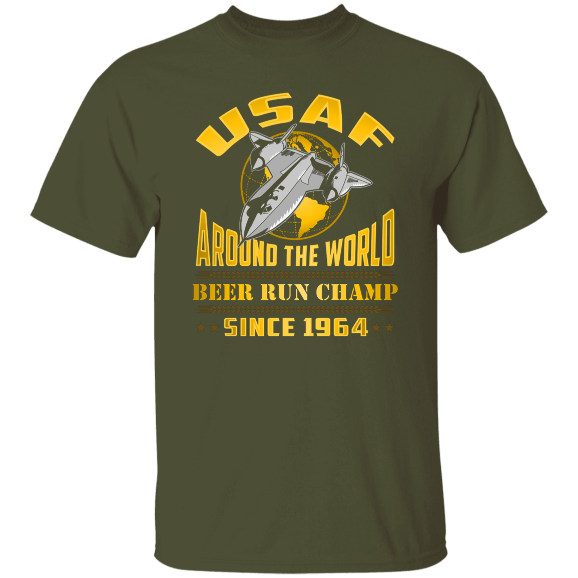 USAF Around the World Beer Run Champ Tshirt