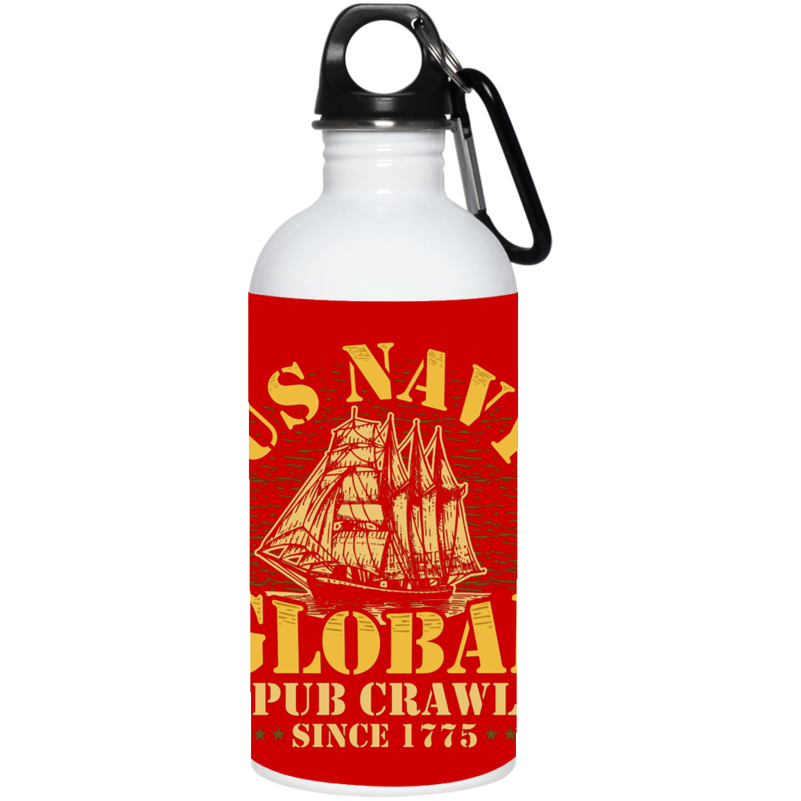 US Navy Global Pub Crawl Water Bottle