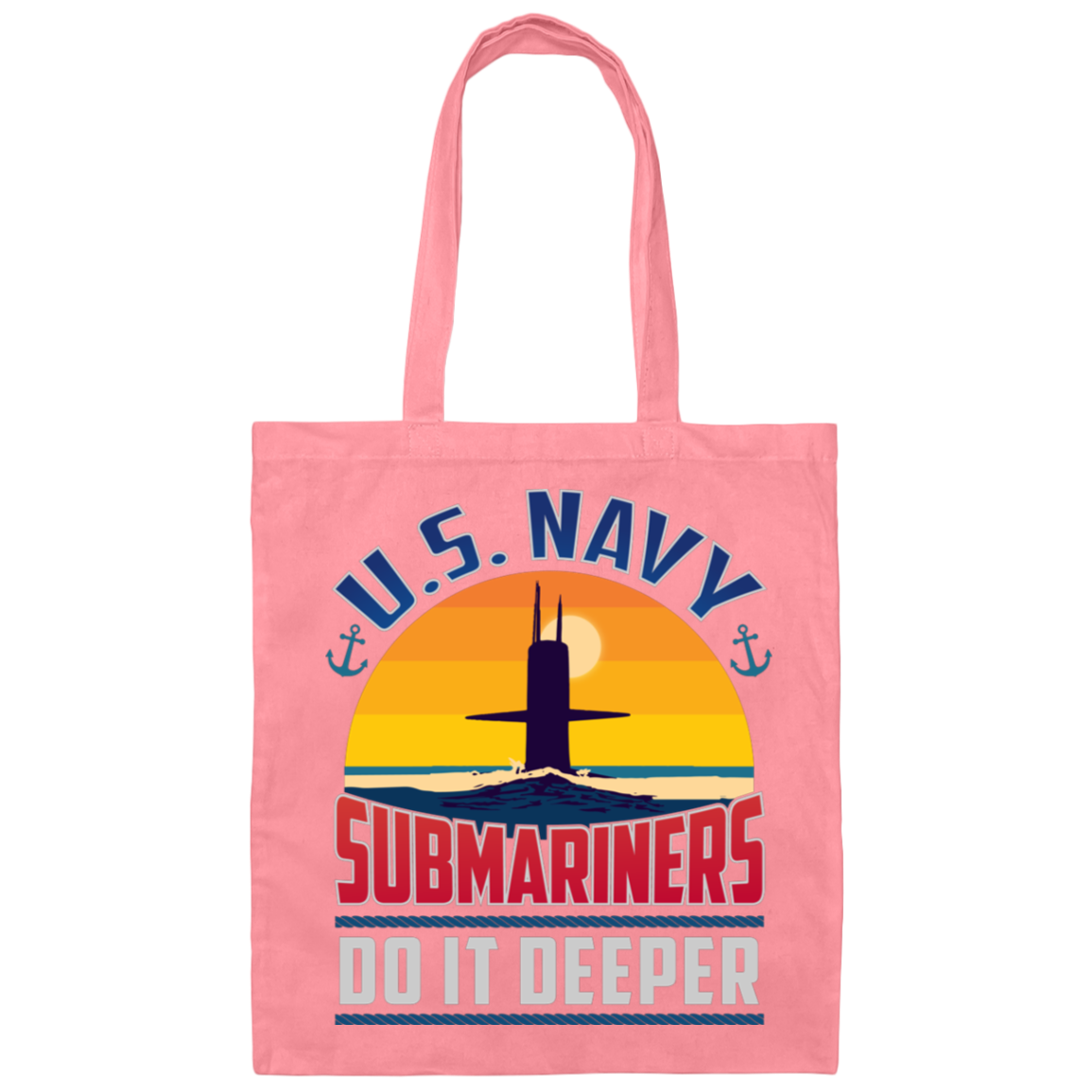 Submariners Do It Deeper Canvas Tote Bag