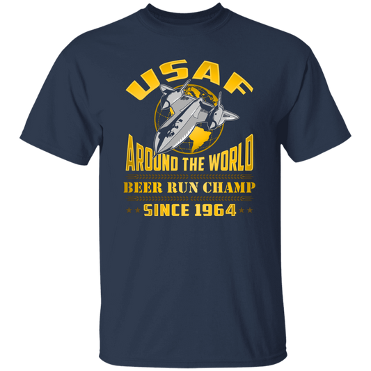 USAF Around the World Beer Run Champ Tshirt