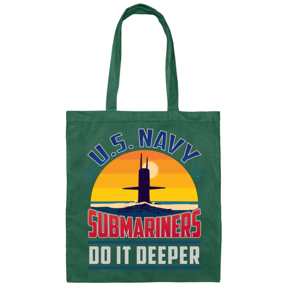 Submariners Do It Deeper Canvas Tote Bag