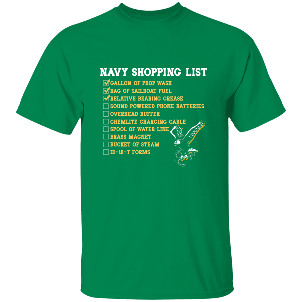 Navy Shopping List