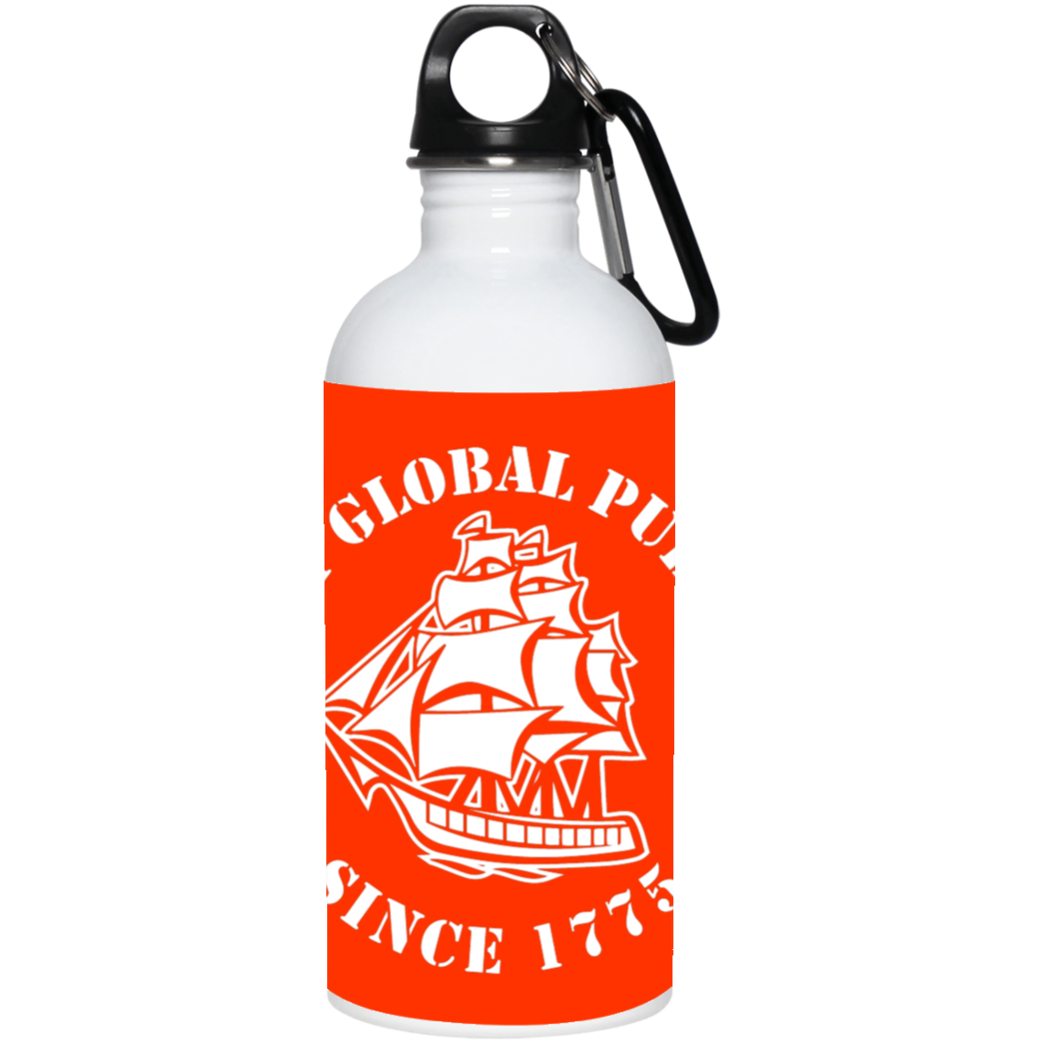US Navy Global Pub Crawl Round Design Water Bottle