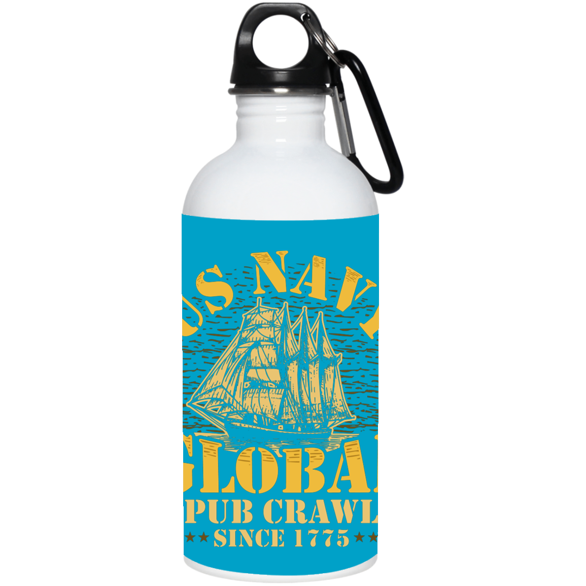 US Navy Global Pub Crawl Water Bottle