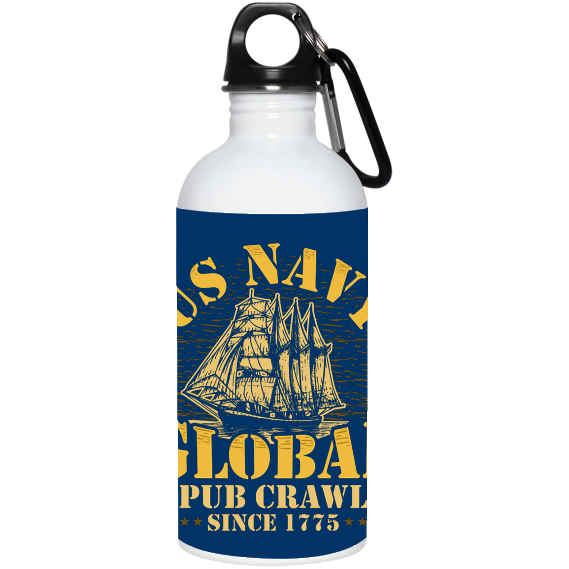 US Navy Global Pub Crawl Water Bottle