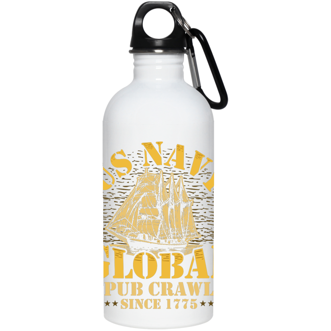 US Navy Global Pub Crawl Water Bottle