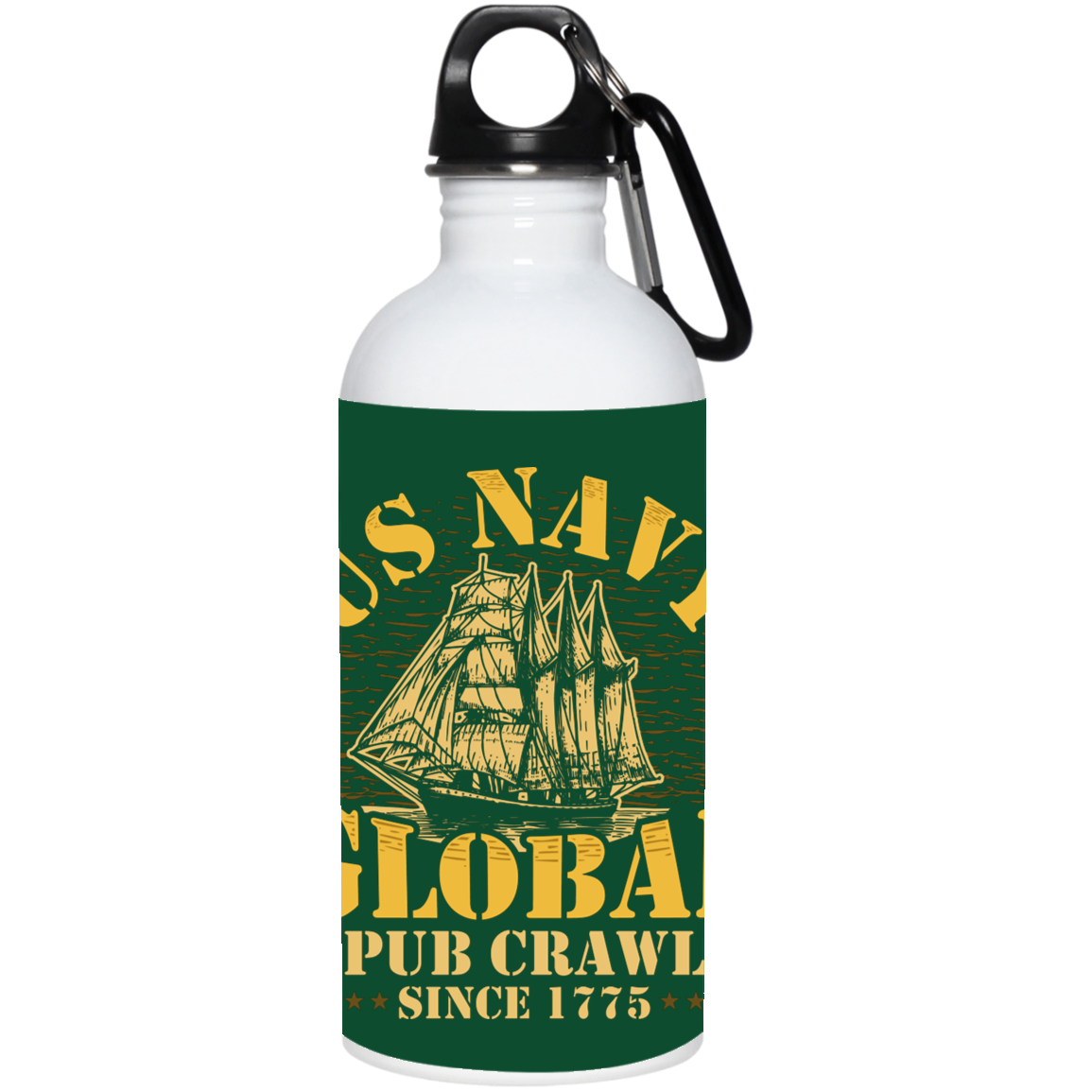 US Navy Global Pub Crawl Water Bottle