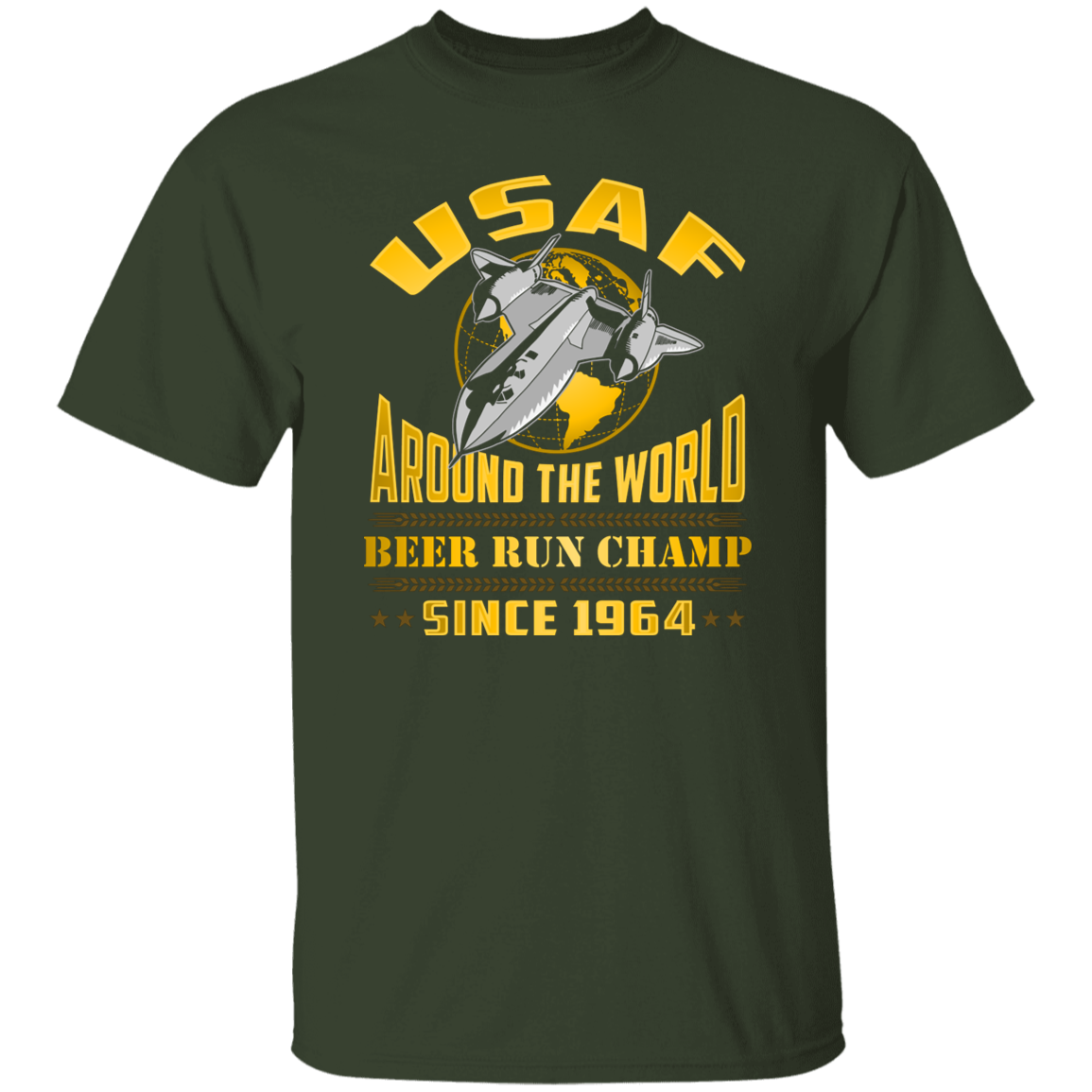 USAF Around the World Beer Run Champ Tshirt