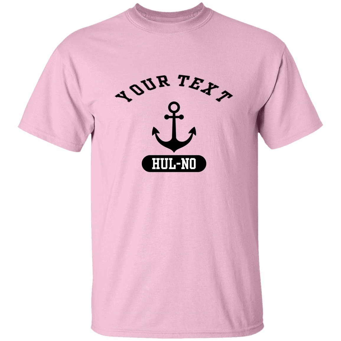 Customizable Black Anchor T-Shirt