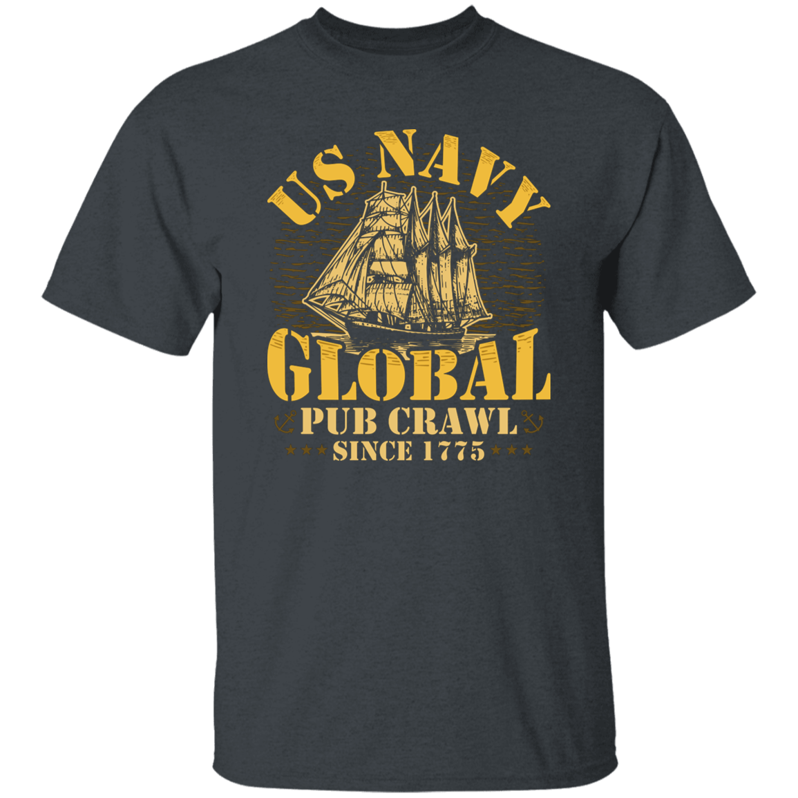 US NAVY GLOBAL PUB CRAWL SINCE 1775 TSHIRT