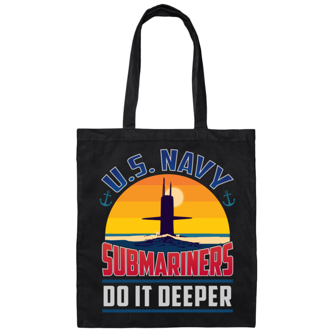 Submariners Do It Deeper Canvas Tote Bag