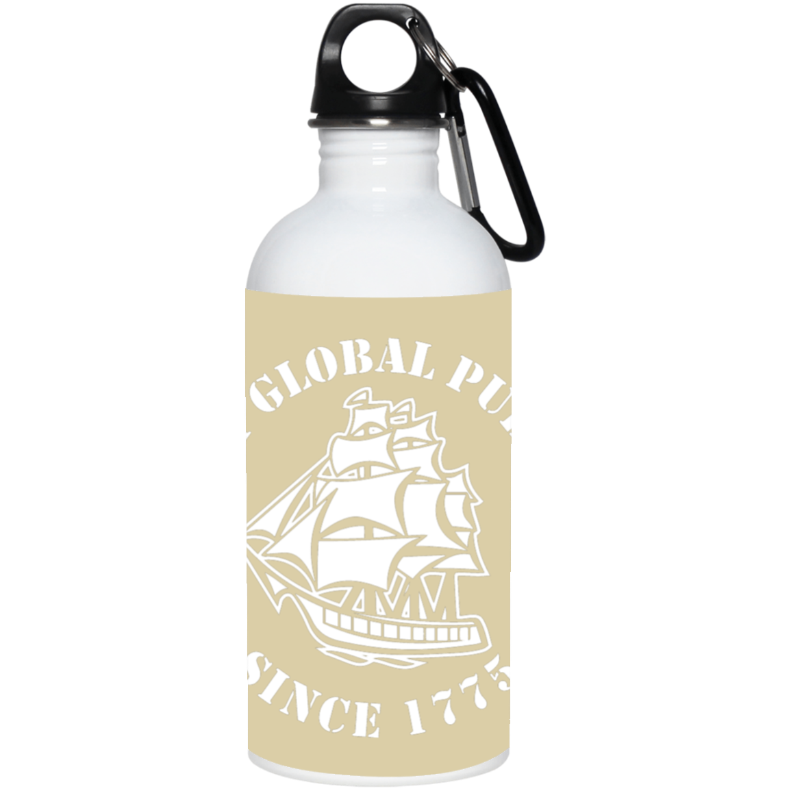 US Navy Global Pub Crawl Round Design Water Bottle